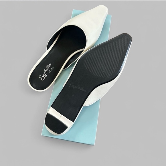 Seychelles-white Elixer Mules-size 8-Brand New Retail $129 - Picture 5 of 7